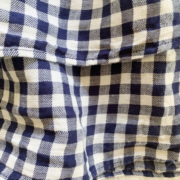 Madewell gingham check ruffle crop top - Picture 4 of 5